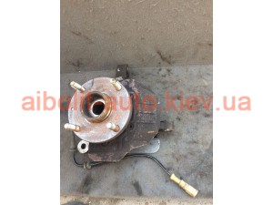 Кулак поворотный левый, цапфа в сборе лачетти